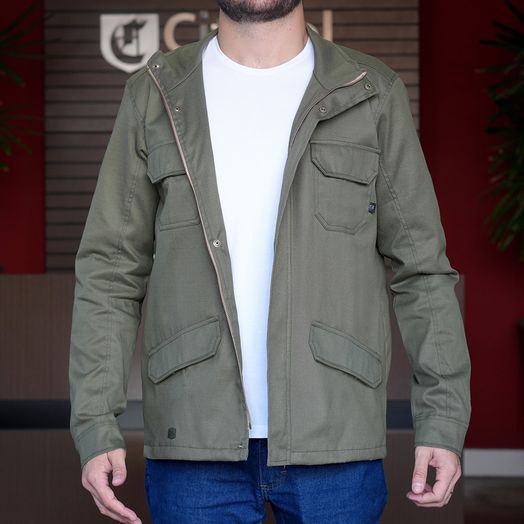 Jaqueta Trucker Citerol Verde Oliva 01